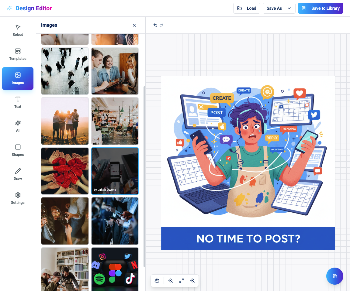 Design Editor Interface