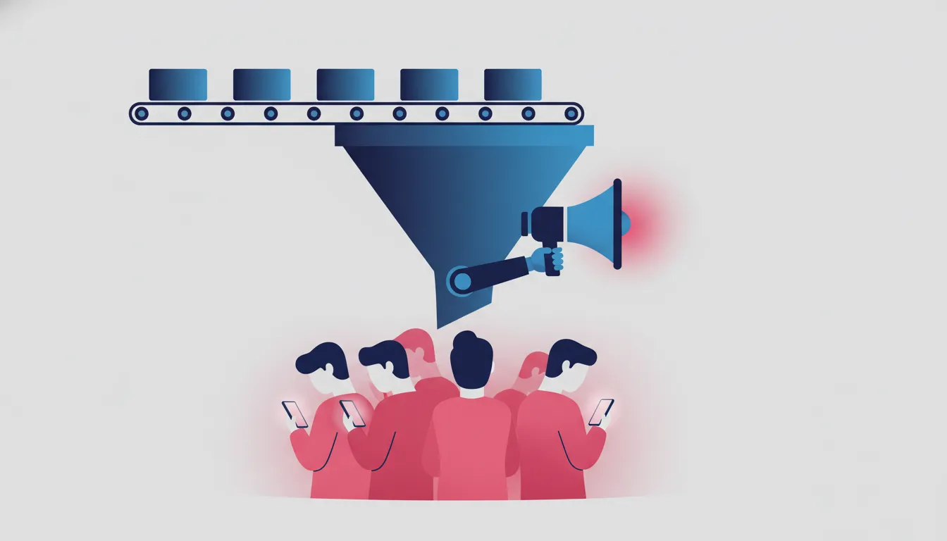 Infographic showing common mistakes brands make with AI in content creation.