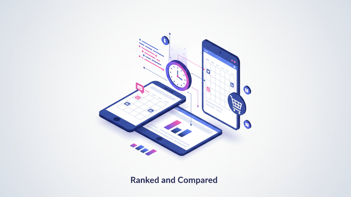 Best social media schedulers for Shopify stores in 2026 ranked and compared by product catalog integration and Brand Kit features