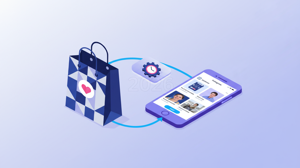 Step-by-step setup for automatically posting Shopify products to Instagram using IDEQO with Brand Kit and product catalog automation