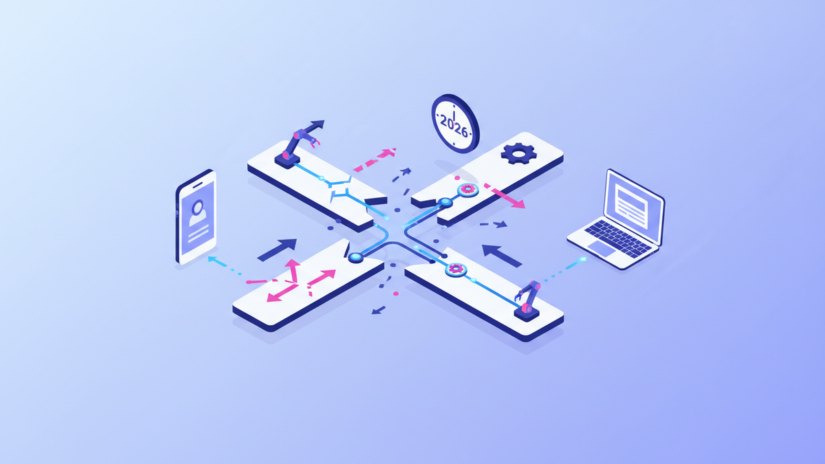 Illustration of unique content flowing to different social media platforms instead of one identical post copied everywhere