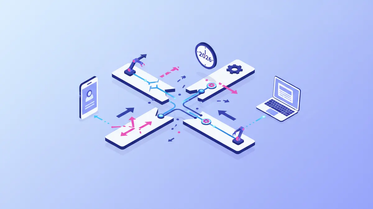 Illustration of unique content flowing to different social media platforms instead of one identical post copied everywhere