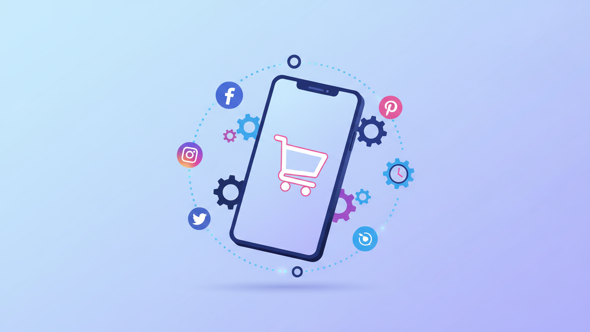 Social media automation dashboard for Shopify store owners