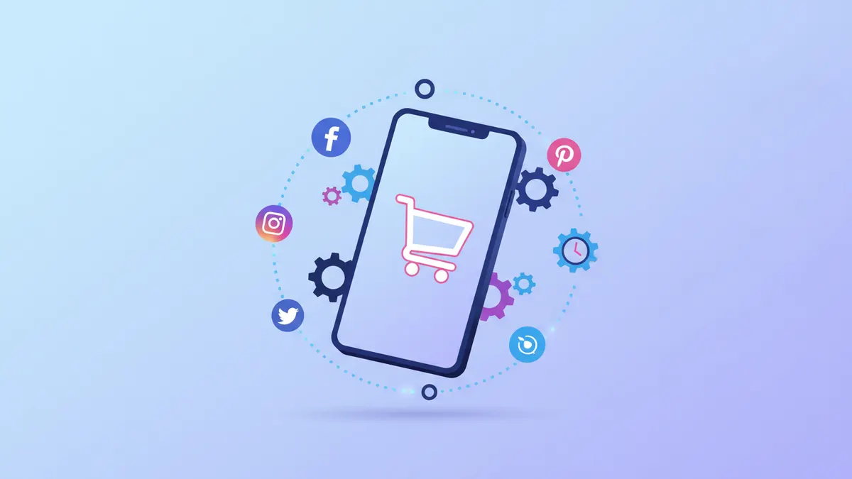 Social media automation dashboard for Shopify store owners