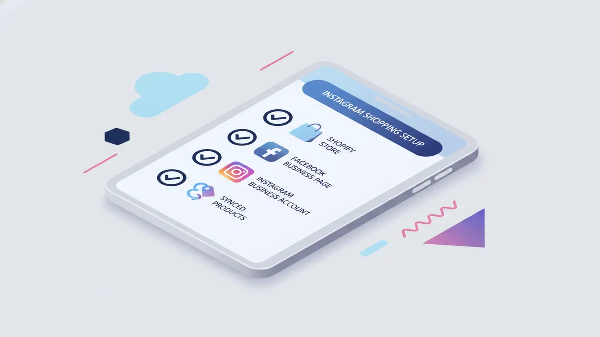 Checklist for setting up Instagram Shopping for Shopify stores.