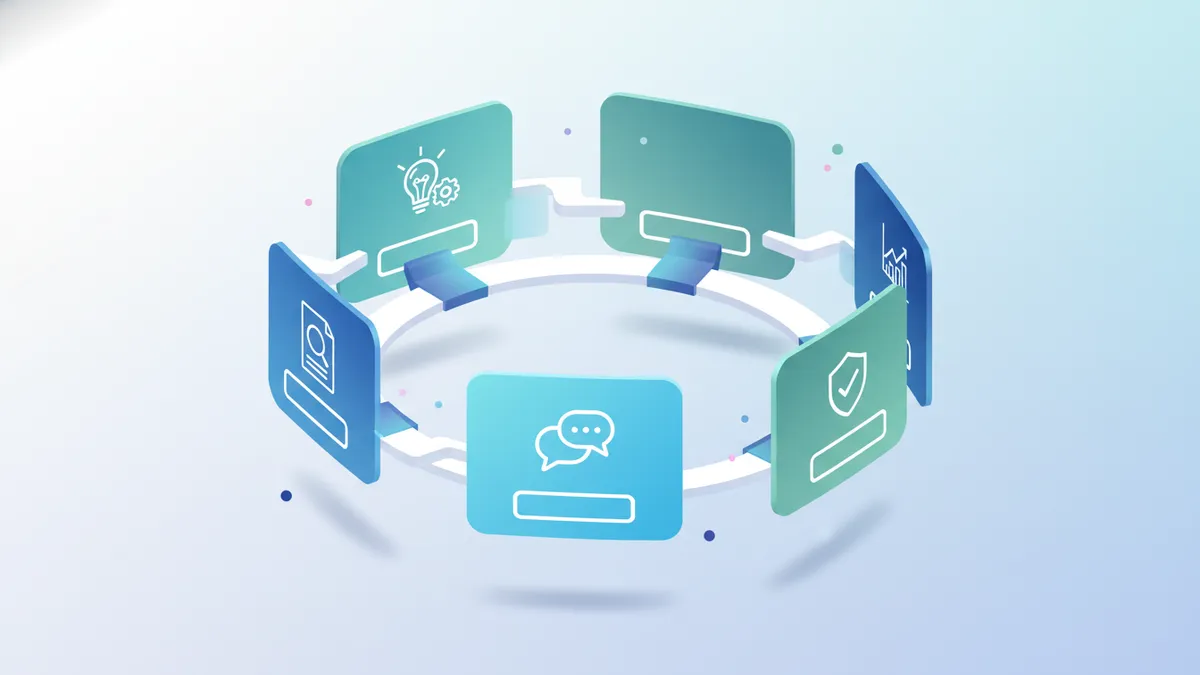 Isometric graphic of Instagram carousel layout with best practices.