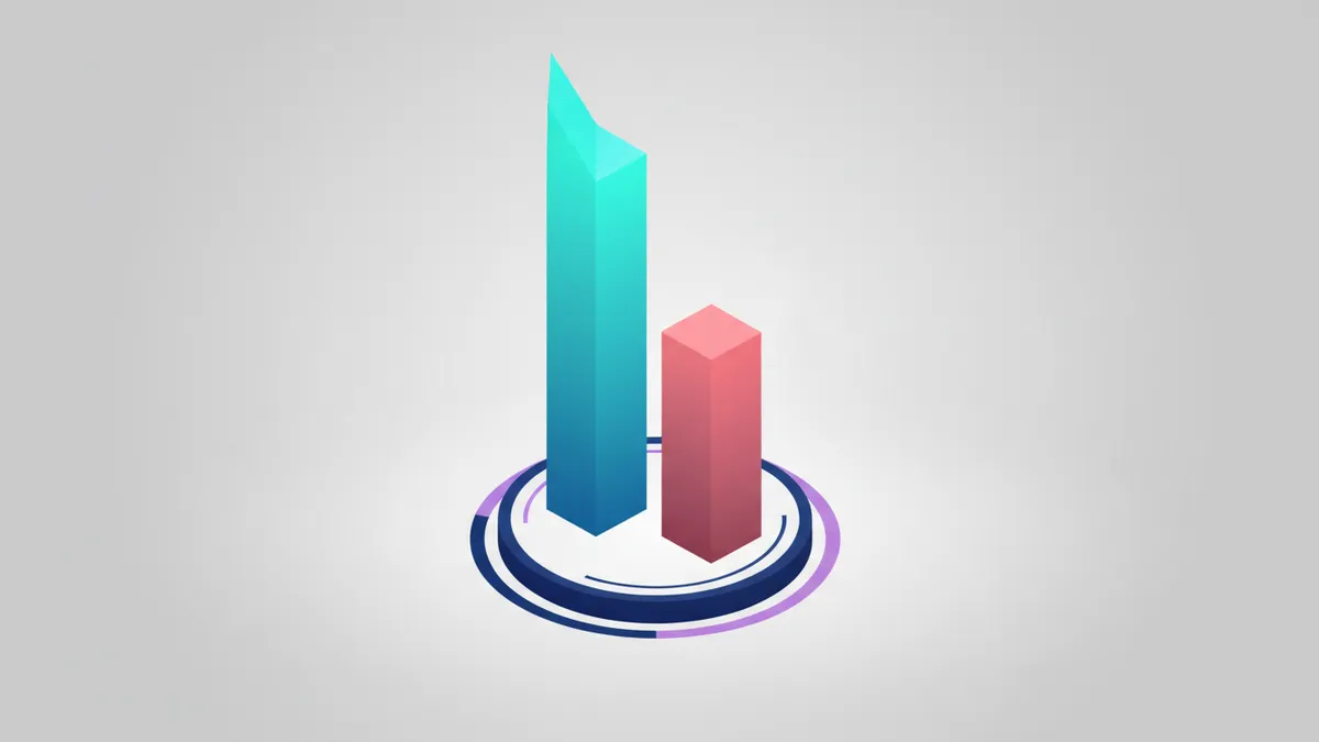 A bar chart comparison showing a tall bar for native reach and a significantly shorter bar for cross-posting reach.
