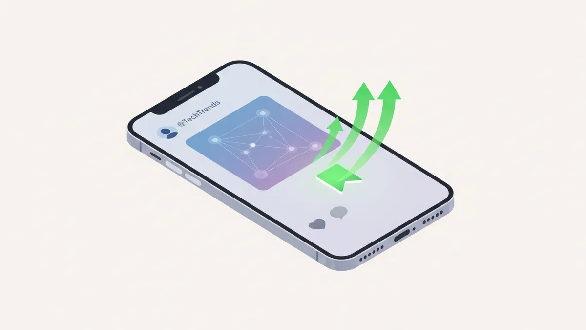 Illustration highlighting the importance of the 'save' icon on social media.
